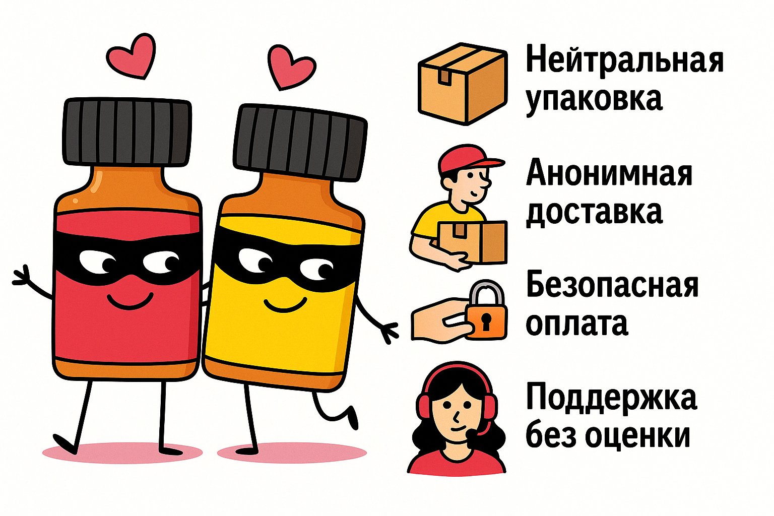 Анонимная доставка попперсов в Чебоксарах